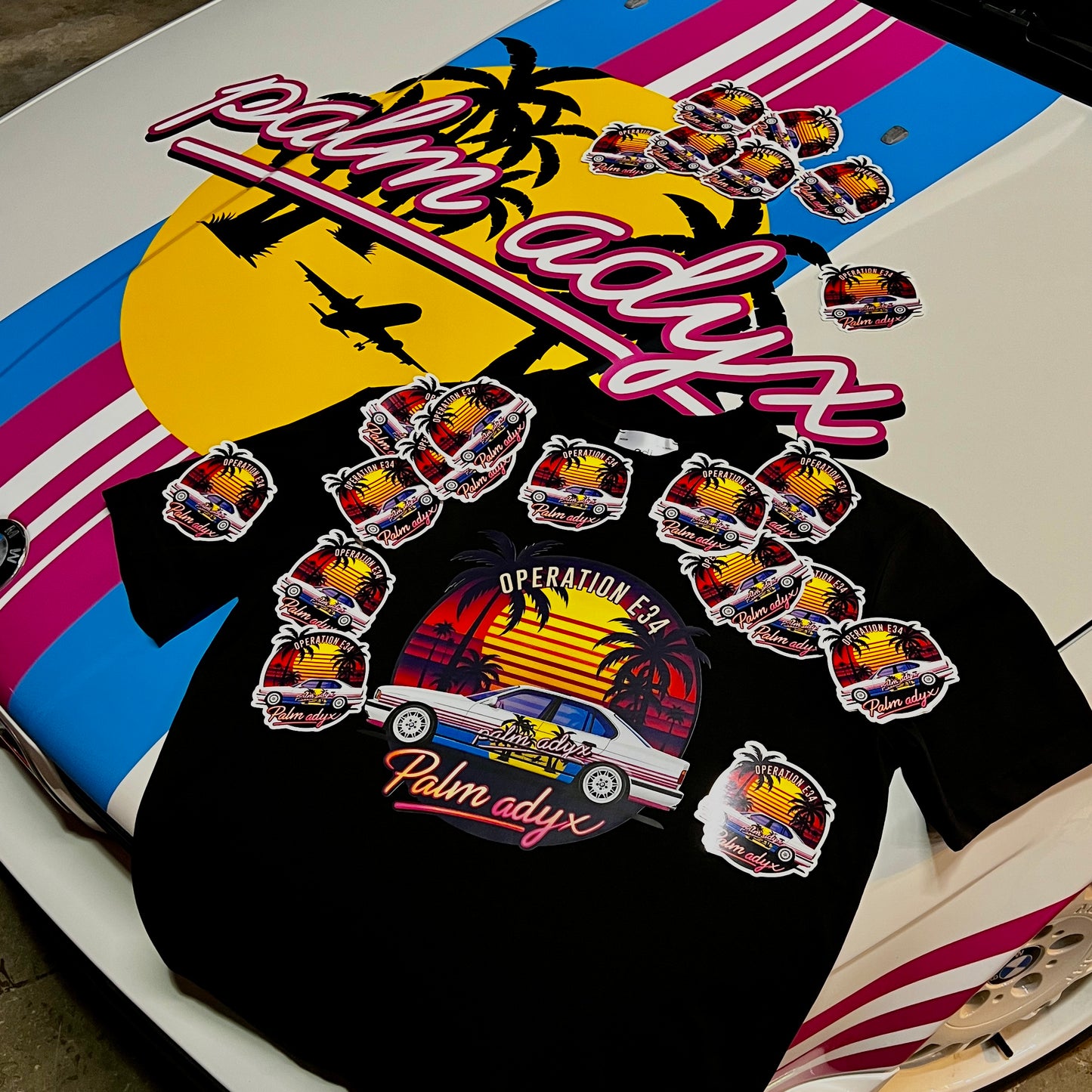 PACK 1 - STICKER OPERATION E34 "JEU CONCOURS"