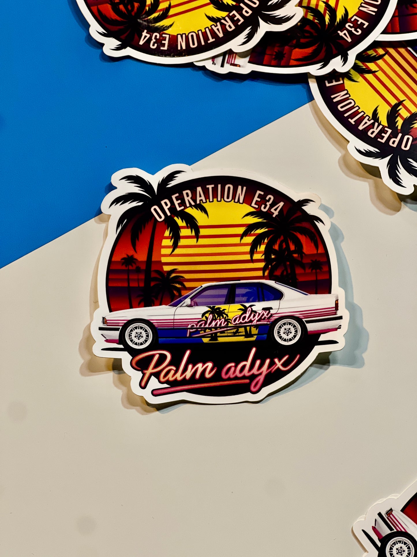 PACK 1 - STICKER OPERATION E34 "JEU CONCOURS"