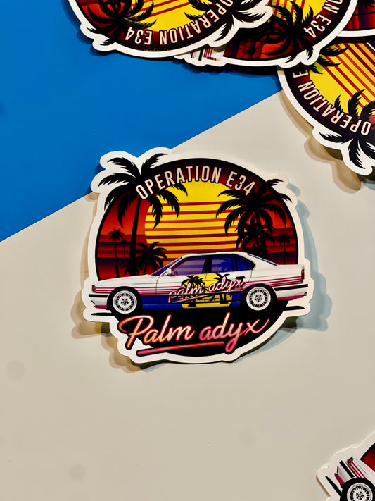 PACK 1 - STICKER OPERATION E34 "JEU CONCOURS"