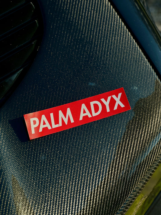 STIKERS PALM ADYX ROUGE METALLISE