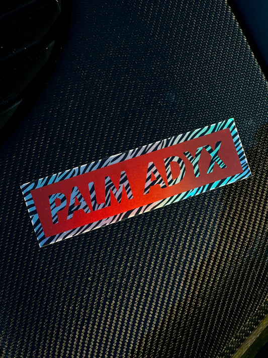 STICKERS ADYX CLUBSPORT ZEBRE/ROUGE HOLOGRAPHIQUE