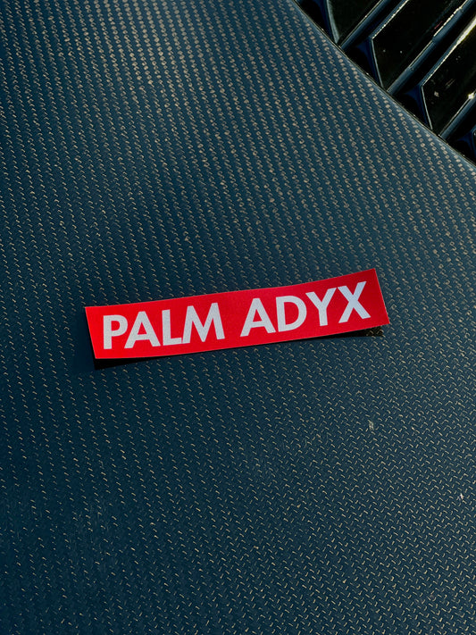 STIKERS PALM ADYX PETIT ROUGE