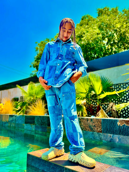 ENSEMBLE EN JEAN "SHURA"