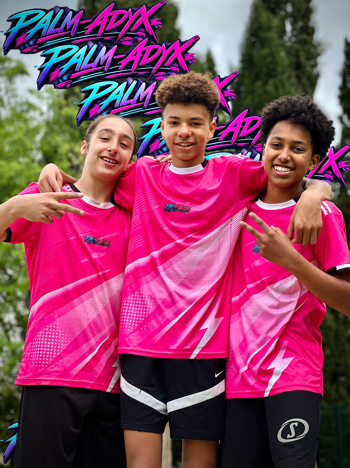 Maillot Rose PALM-ADYX - Édition M3 E30 TURB'ADYX