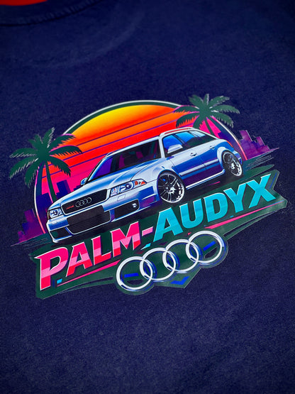 T-SHIRT "PALM AUDYX" - BLEU NAVY