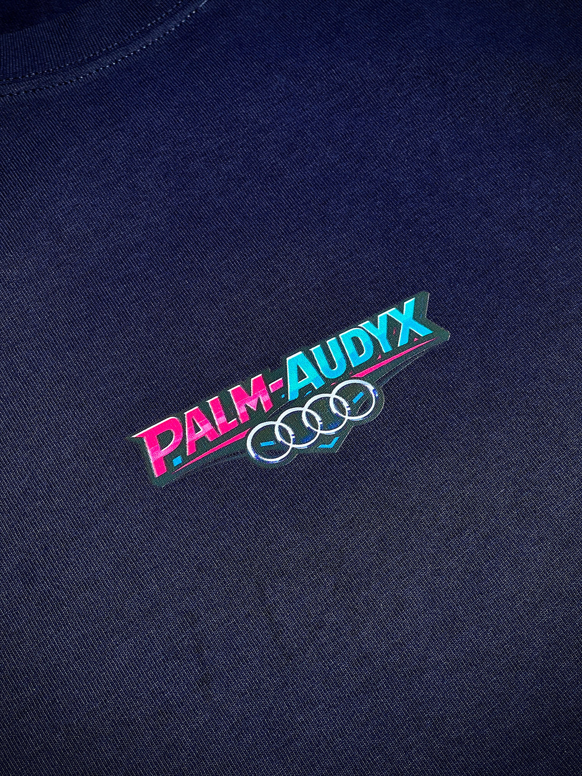 T-SHIRT "PALM AUDYX" - BLEU NAVY