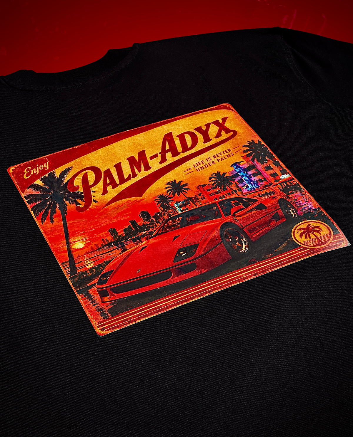 T-SHIRT "LE F MIADYX" - NOIR