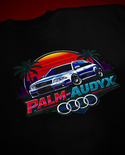 T-SHIRT "PALM AUDYX" - NOIR